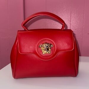 Red Leather Handbag